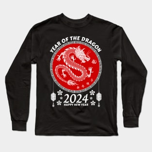 Year Of The Dragon 2024 Lunar Year 2024 Long Sleeve T-Shirt